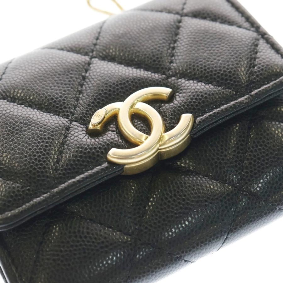 CHANEL（シャネル） マトラッセ ココマーク ミニ チェーンウォレット