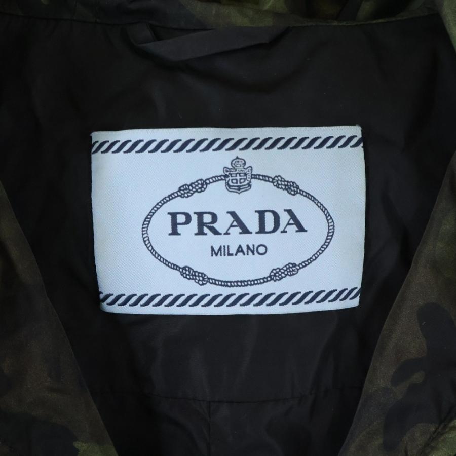 PRADA ロゴ入りレアジャケット　美品 PRADA（プラダ） 14SS トライアングルロゴプレート カモフラ 迷彩総柄