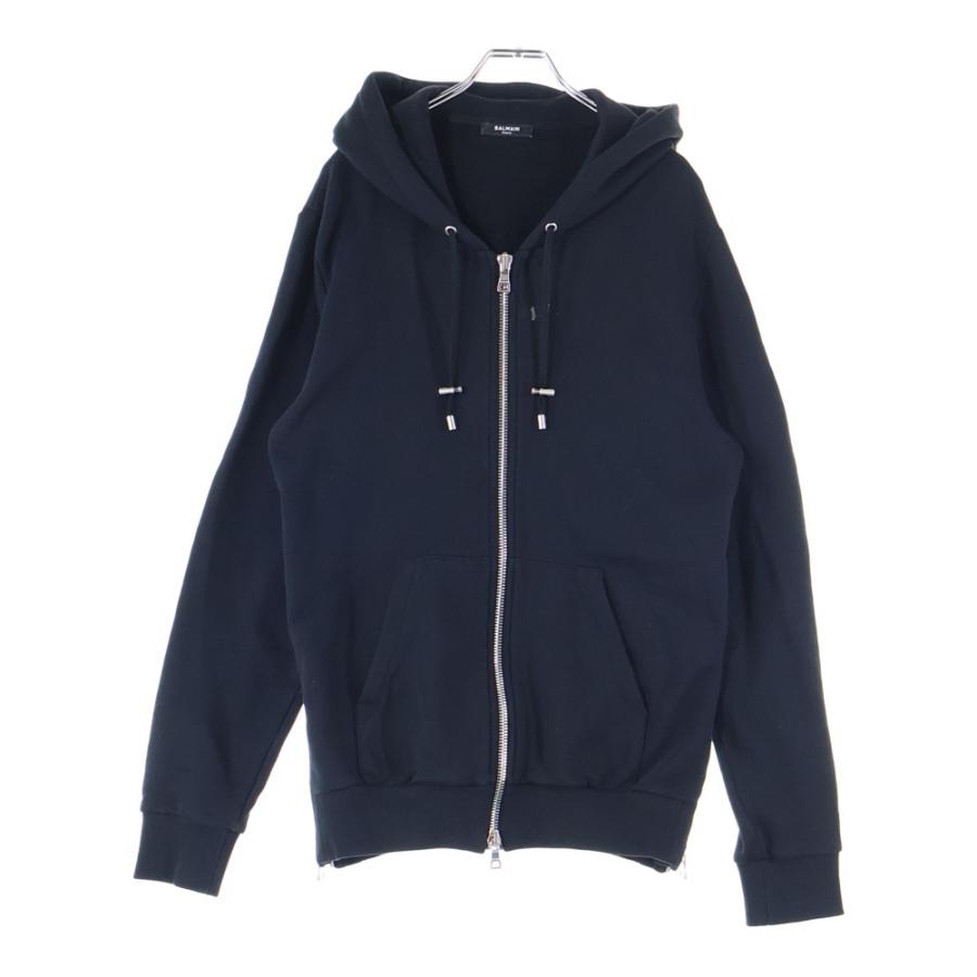 BALMAIN（バルマン） バック エンボスロゴ ジップアップ スウェット