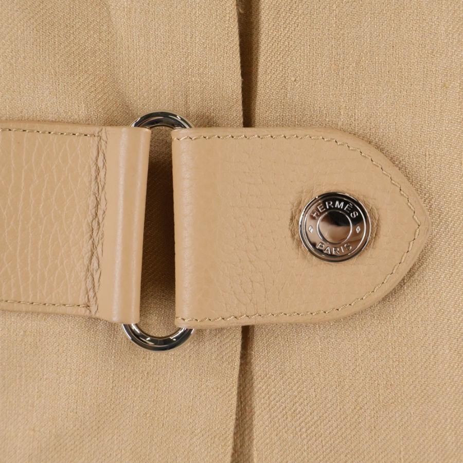 希少☆HERMES エルメス セリエボタン リネン フレア ロングスカート