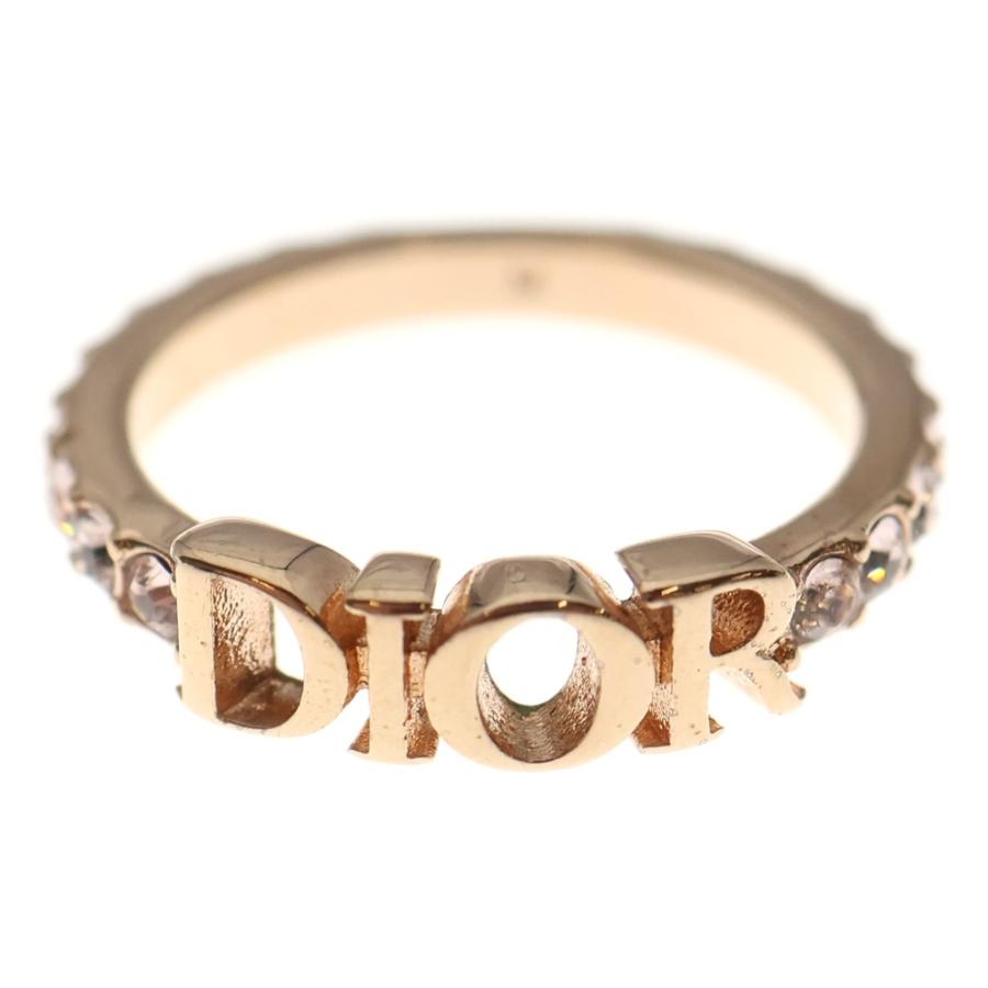 美品 ディオール 3連リング ラインストーン スター Mサイズ 12号 ケース付 Christian Dior（クリスチャン・ディオール） ディオール ディオ