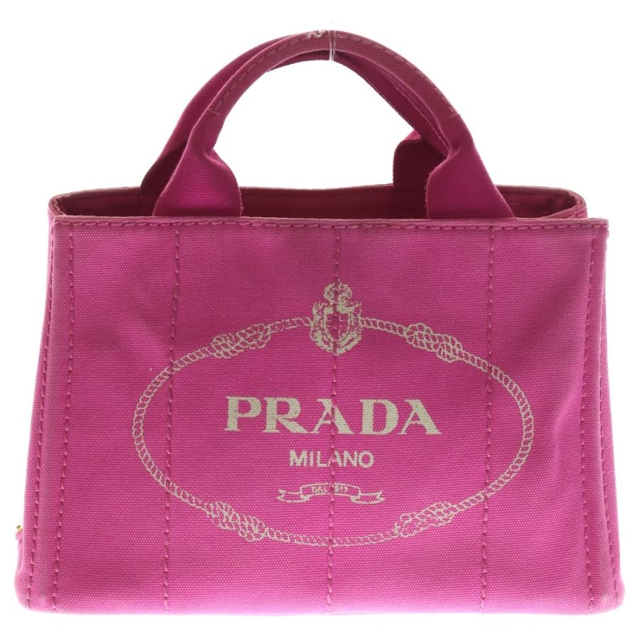 PRADA（プラダ） カナパ ミニ ハンドバッグ トートバッグ ピンク