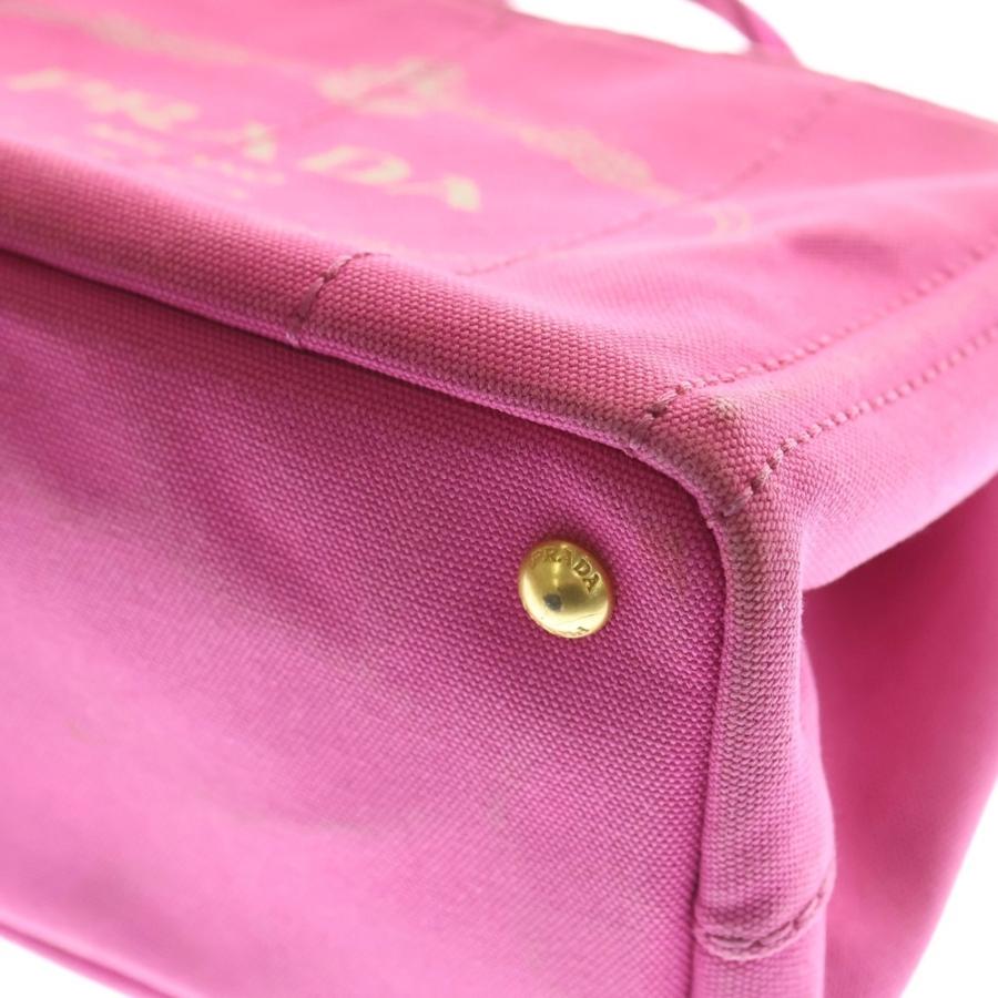 PRADA（プラダ） カナパ ミニ ハンドバッグ トートバッグ ピンク