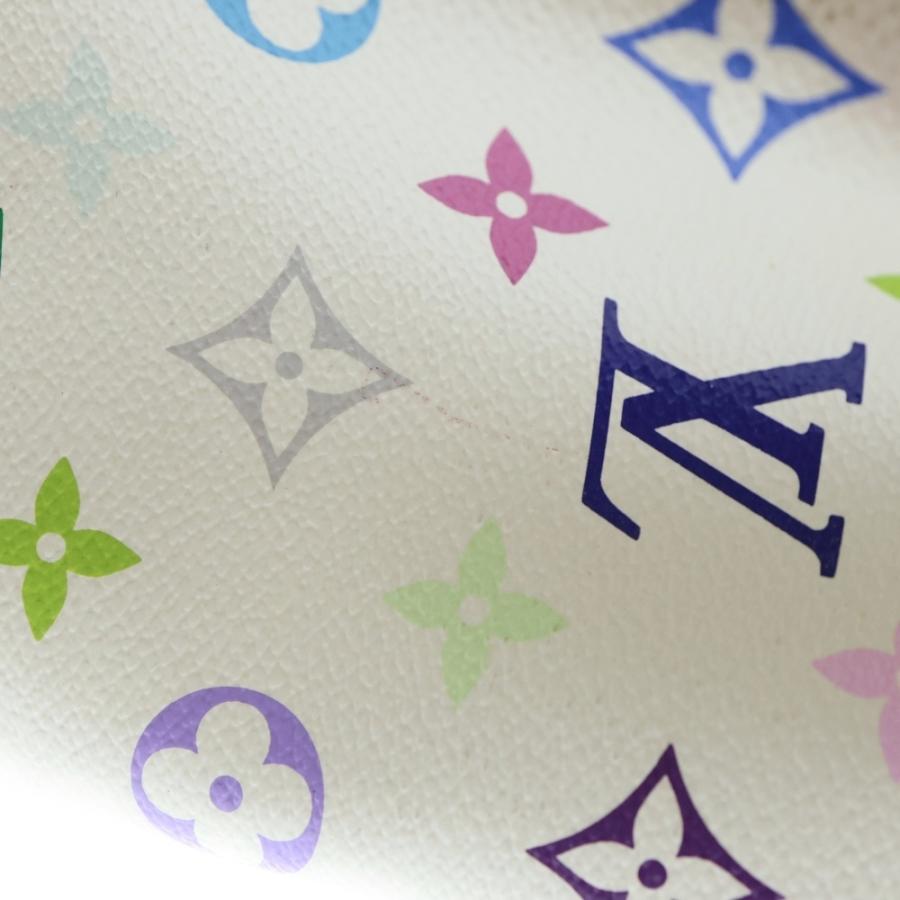 LOUIS VUITTON ルイヴィトン モノグラム マルチカラー トゥルーヴィル ブロン ハンドバッグ ホワイト レザー×PVC M92663 ゴールド金具_4