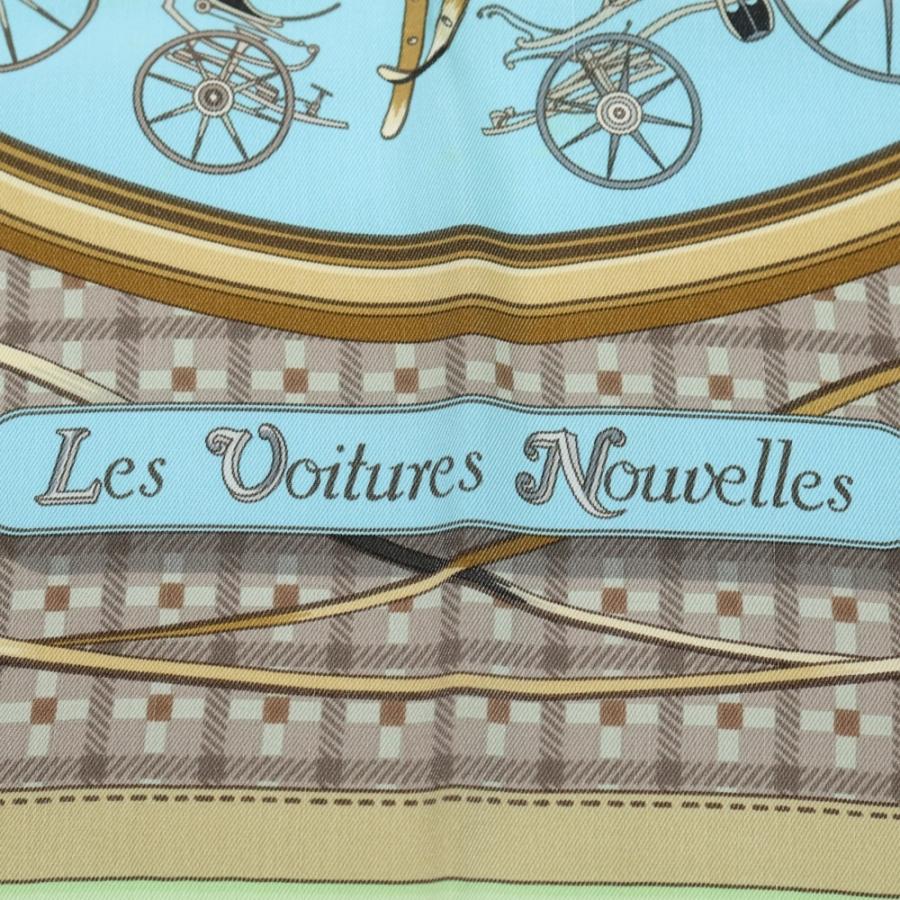 HERMES（エルメス） カレ70 馬車の変遷 総柄 シルクスカーフ マルチ