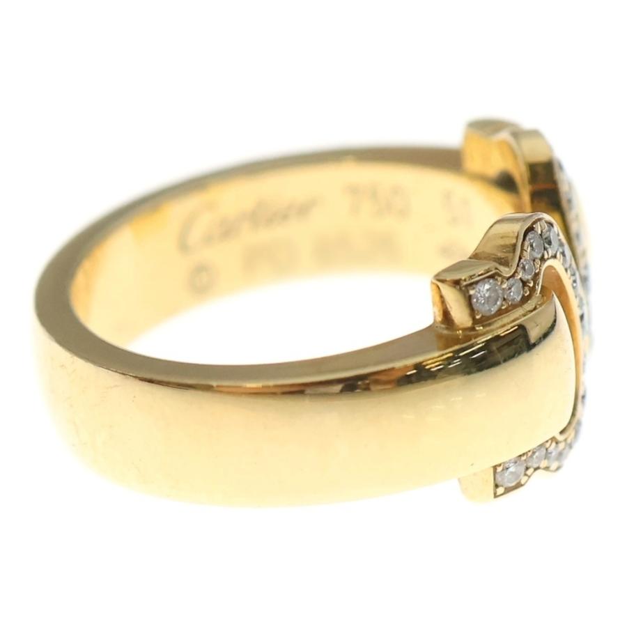Cartier（カルティエ） 2C ブークルセ ダイヤ リング Au750 K18