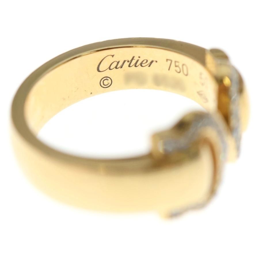 Cartier（カルティエ） 2C ブークルセ ダイヤ リング Au750 K18 