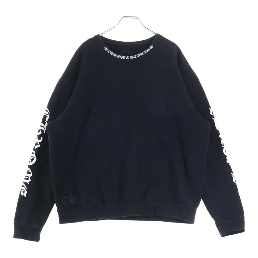 CHROME HEARTS（クロムハーツ） Neck Logo Crewneck Sweatshirt