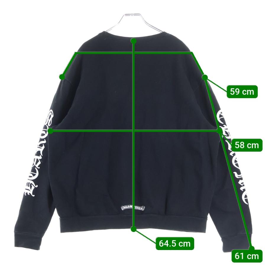 【もげーら】CHROME HEARTS ネックロゴ スウェット CHROME HEARTS（クロムハーツ） Neck Logo Crewneck Sweatshirt