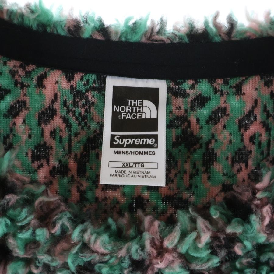 SUPREME シュプリーム 23SS High Pile Fleece Pullover ハイパイル ボア クルーネック スウェットトレーナー フリース グリーン NT02307I_5