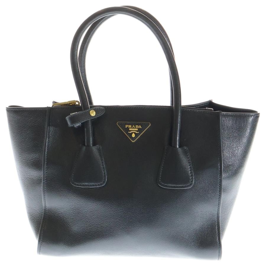 プラダ　カフス　トライアングルロゴ　925　ゴールド　黒　ブラック　2LG095 PRADA（プラダ） トライアングルロゴ レザー 2WAY ハンド ショルダー