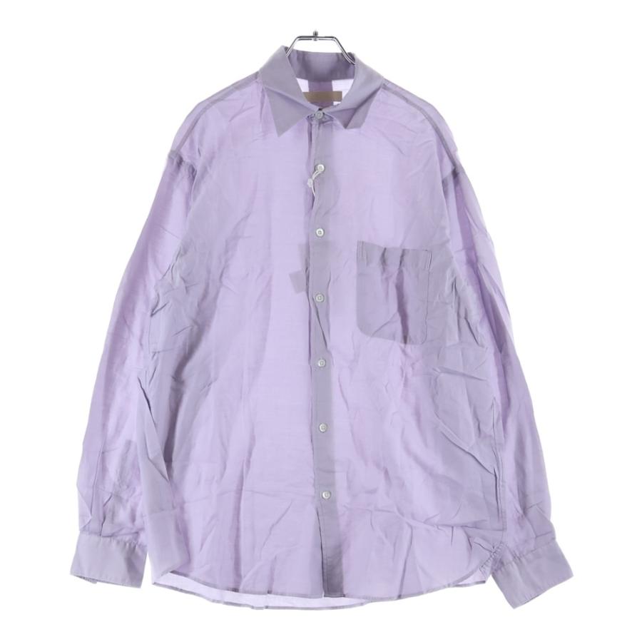 YOKE ヨーク GARMENT DYED COTTON SILK TWILL SHIRT ガーメントダイ