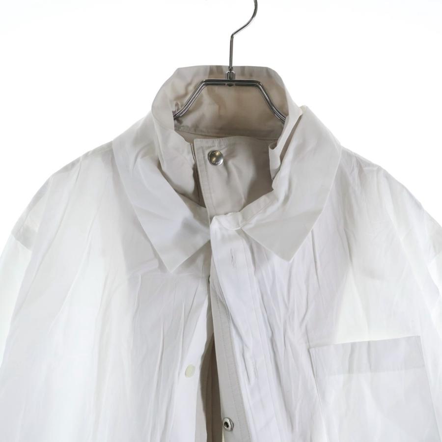 sacai（サカイ） 25SS Poplin Shirt ポプリンシャツ ホワイト 25