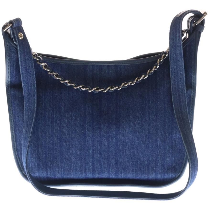 CHANEL シャネル マトラッセ ココマーク デニム ショルダーバッグ シルバー金具 A57641 CHANEL（シャネル） マトラッセ ココマーク デニム ショルダーバッグ
