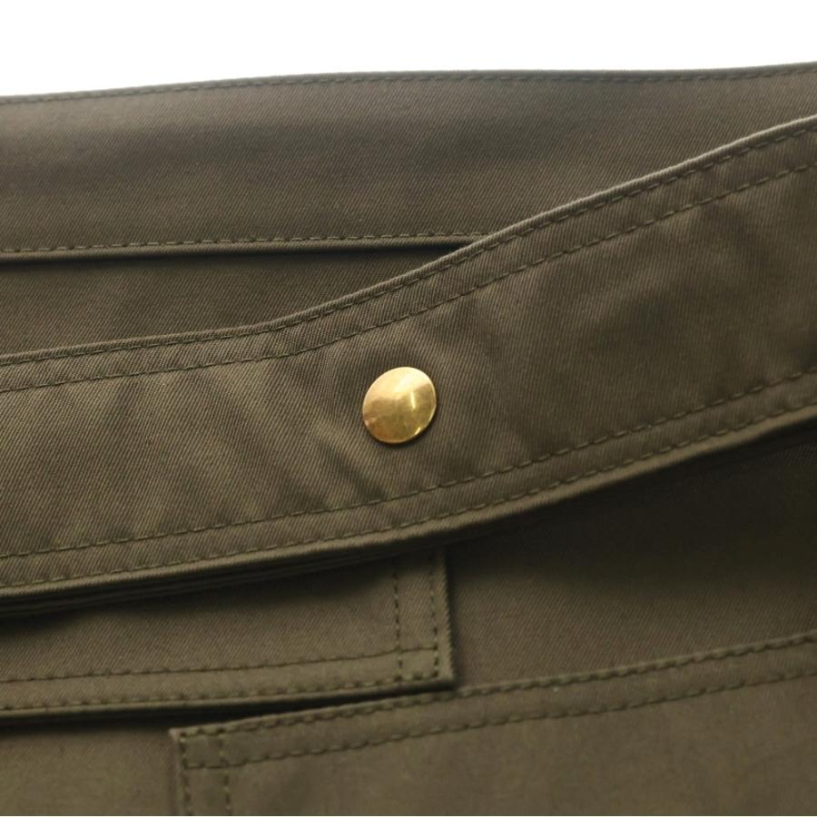 BURBERRY バーバリー ロゴ刺繍 トレンチトートバッグ ショルダーバッグ カーキ_4