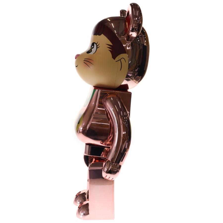 BE@RBRICK ベアブリック ×不二家 ペコちゃん 招き猫 金運ダブル小判 桃