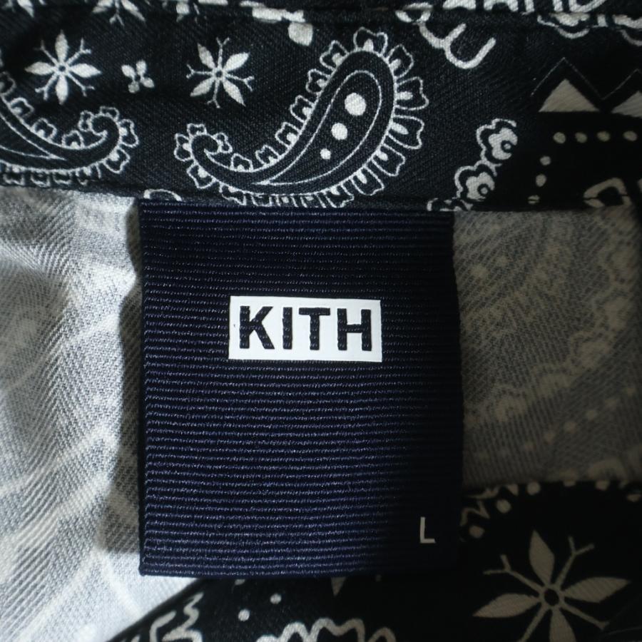 KITH（キス） 20SS Summer Camp Collar Bandana Shirt ペイズリー柄
