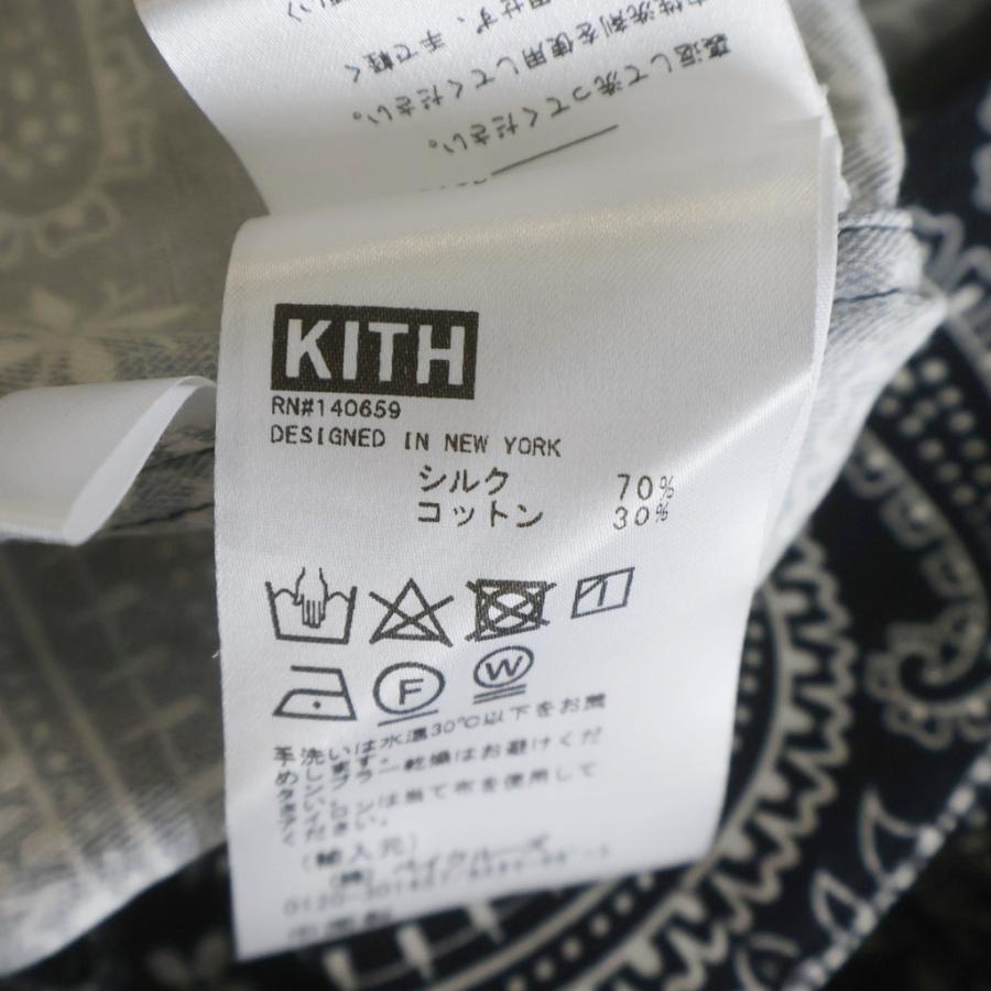 KITH（キス） 20SS Summer Camp Collar Bandana Shirt ペイズリー柄