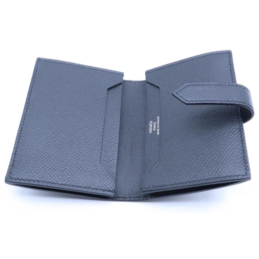 HERMES（エルメス） ベアンミニ カードケース ソーブラック 二つ折り