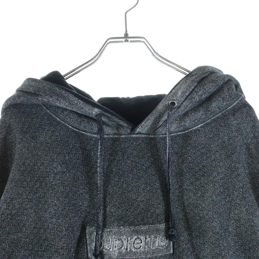 シュプリーム 24SS ×Foil Box Logo Hooded Sweatshirt エムエムシックス メゾンマルジェラ ホイル ボックスロゴ プルオーバーパーカー