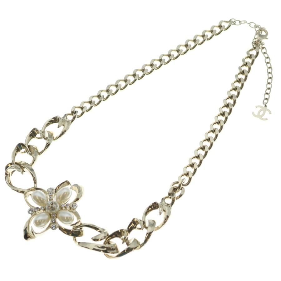 CHANEL シャネル　ネックレス　フラワーモチーフ　ココマーク　レディース CHANEL（シャネル） ココマーク フラワーモチーフ ネックレス