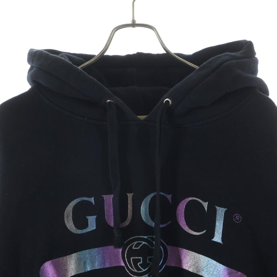 GUCCI（グッチ） オーロラロゴプリント プルオーバー スウェット 
