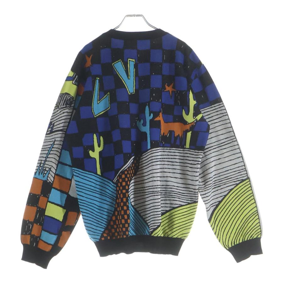 メンズ LOUIS VUITTON 23SS クルーネックニットセーター