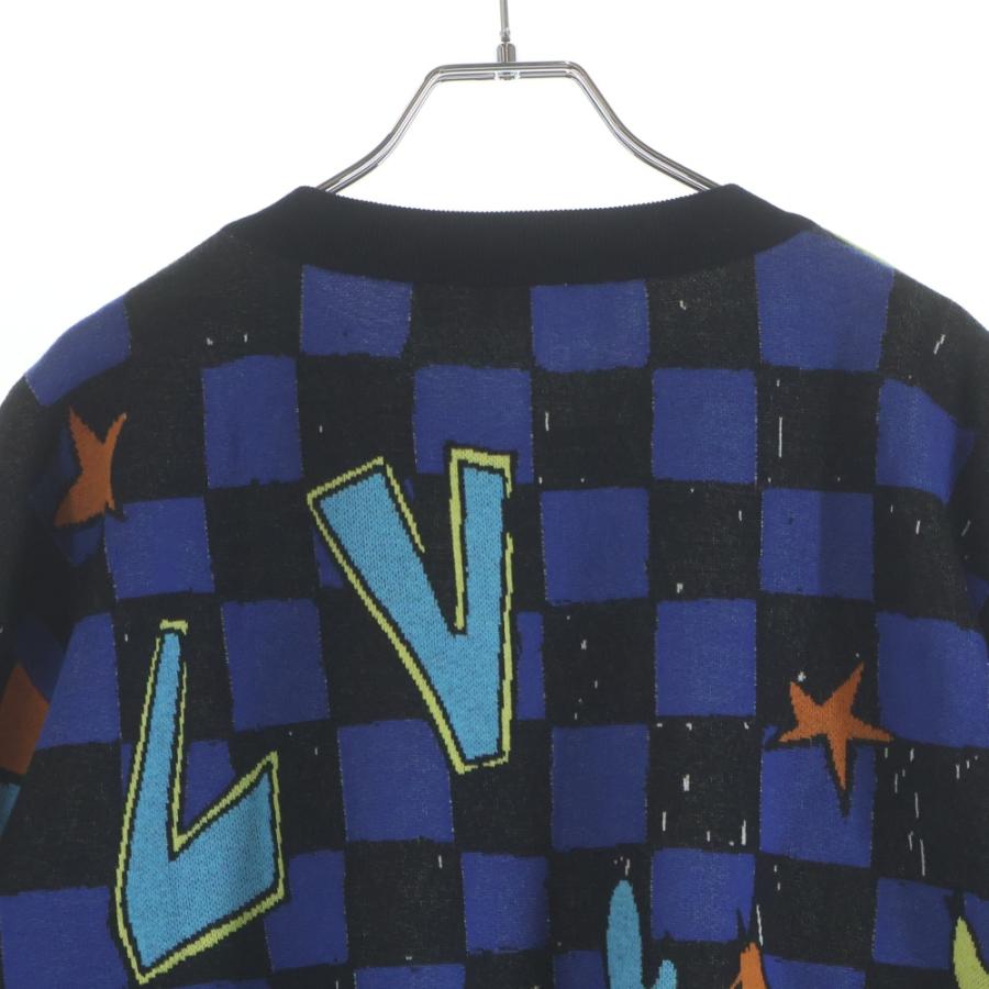 LOUIS VUITTON（ルイ・ヴィトン） 23SS アニマル総柄ジャガード クルー 
