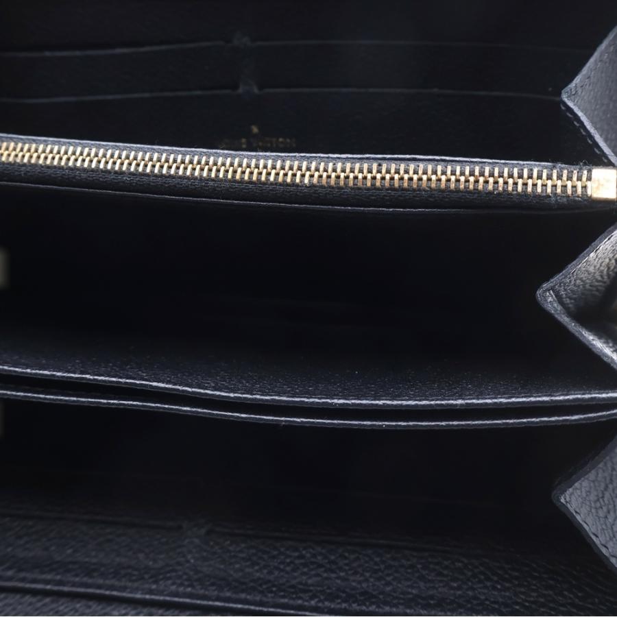 LOUIS VUITTON ルイヴィトン アンプラント ジッピーウォレット ロングウォレット 長財布 ブラック ノワール レザー M62121 ゴールド金具 LOUIS VUITTON（ルイ・ヴィトン） アンプラント ジッピーウォレット