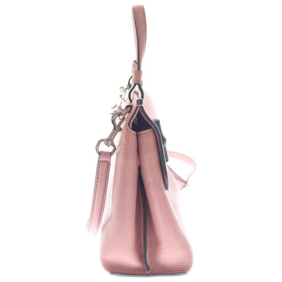 GUCCI グッチ グッチ バンブーデイリー 2WAYバッグ ハンドバッグ ショルダーバッグ ピンク レザー 370831 シルバー金具
