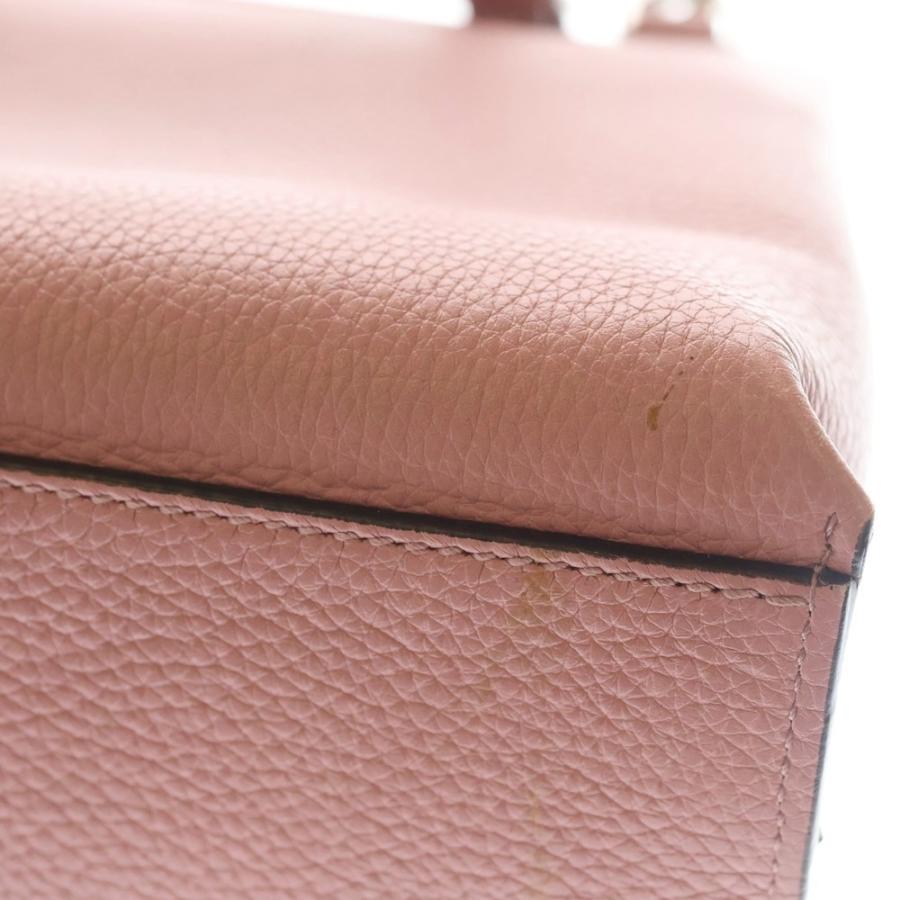 GUCCI グッチ グッチ バンブーデイリー 2WAYバッグ ハンドバッグ ショルダーバッグ ピンク レザー 370831 シルバー金具