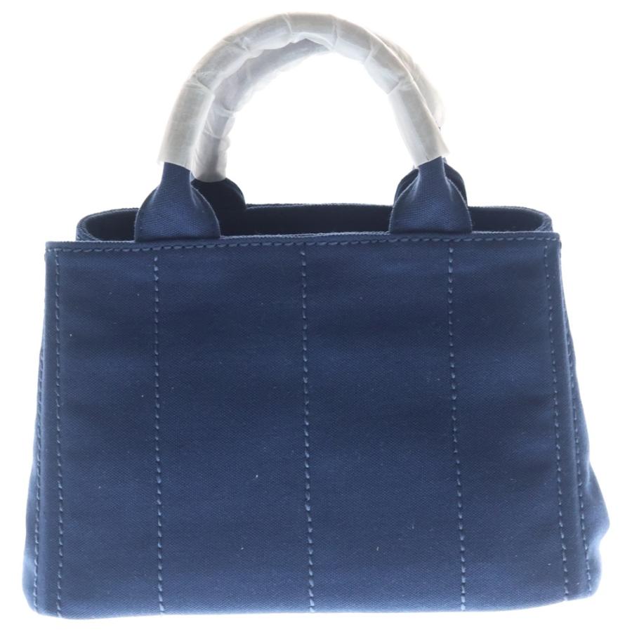 PRADA（プラダ） カナパ 2wayハンドバッグ ショルダーバッグ ネイビー 