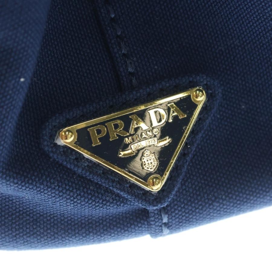 PRADA（プラダ） カナパ 2wayハンドバッグ ショルダーバッグ ネイビー