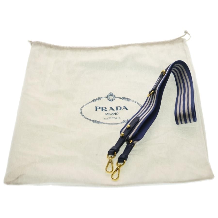 PRADA（プラダ） カナパ 2wayハンドバッグ ショルダーバッグ ネイビー