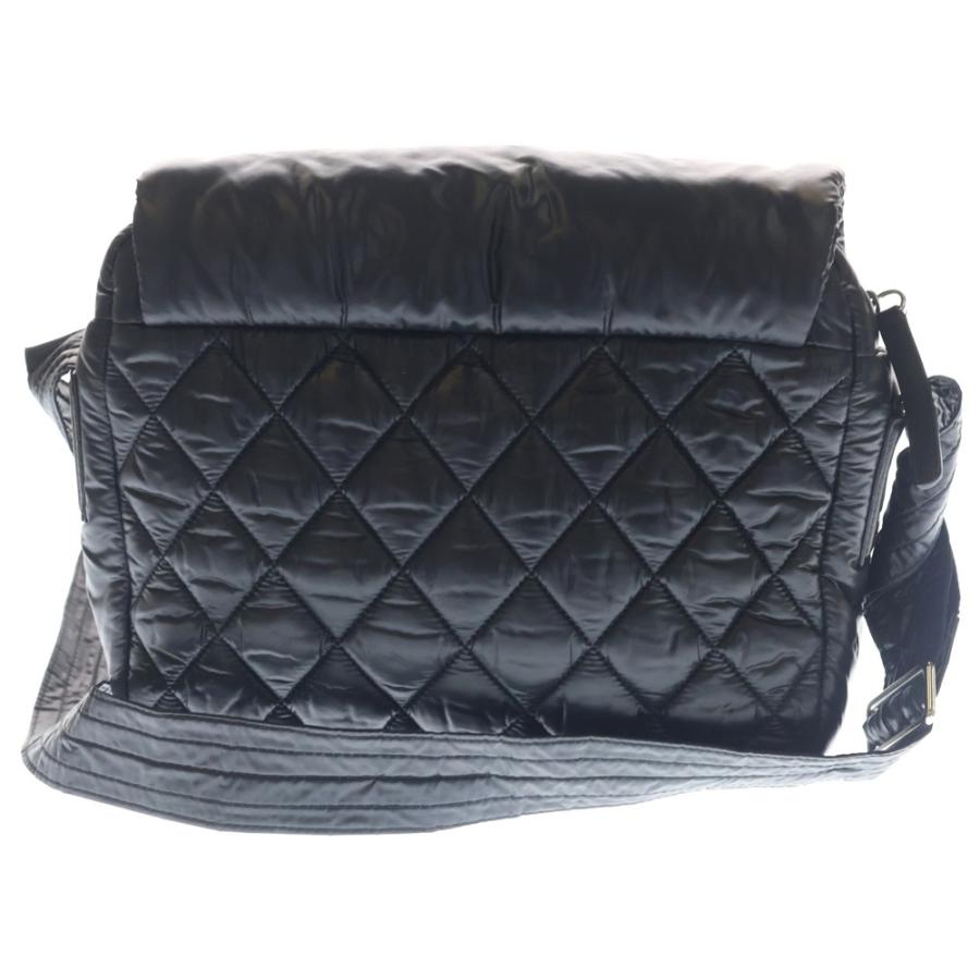 CHANEL シャネル コココクーン ココマーク キルティング ナイロン ショルダーバッグ ブラック A48616の画像