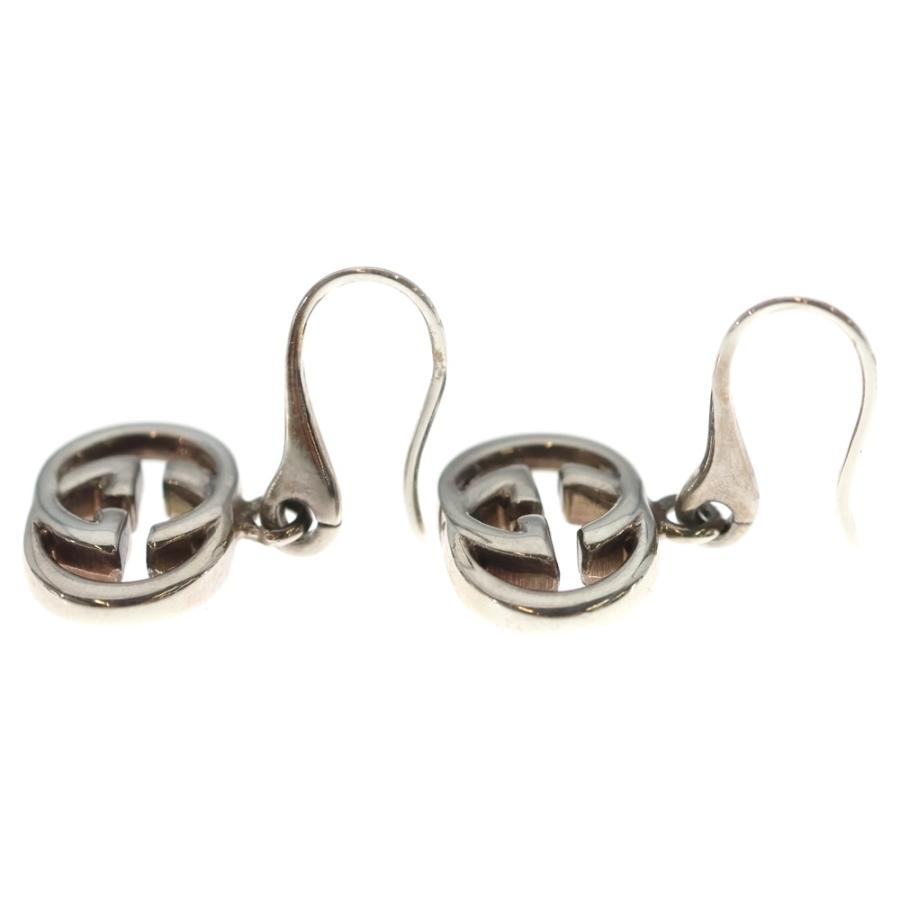 【超美品】GUCCI グッチインターロッキングGピアス シルバー925 GUCCI（グッチ） インターロッキングG ピアス フック シルバー SV925