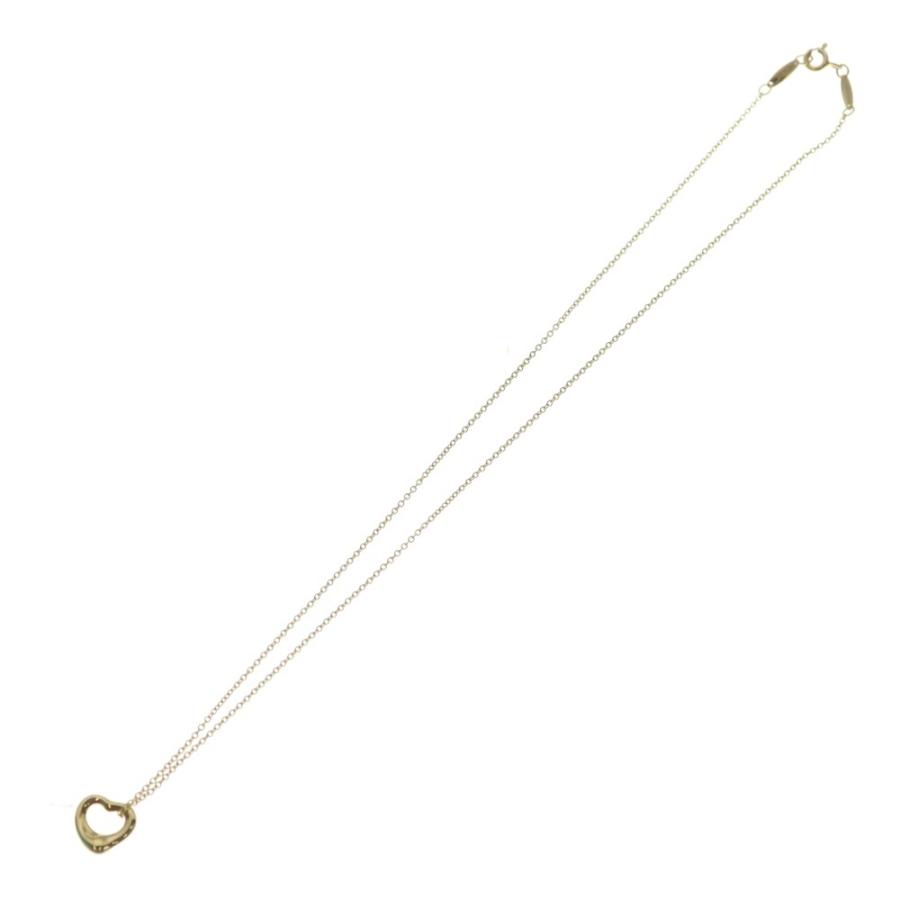 TIFFANY & Co. (ティファニー) オープンハート ネックレス ペンダント チェーン ゴールド Au750YG_1
