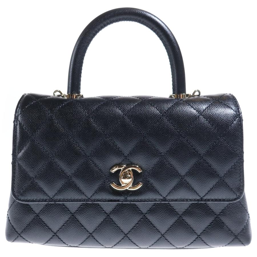 CHANEL（シャネル） ココハンドルXS キャビアスキン レザー 2WAY