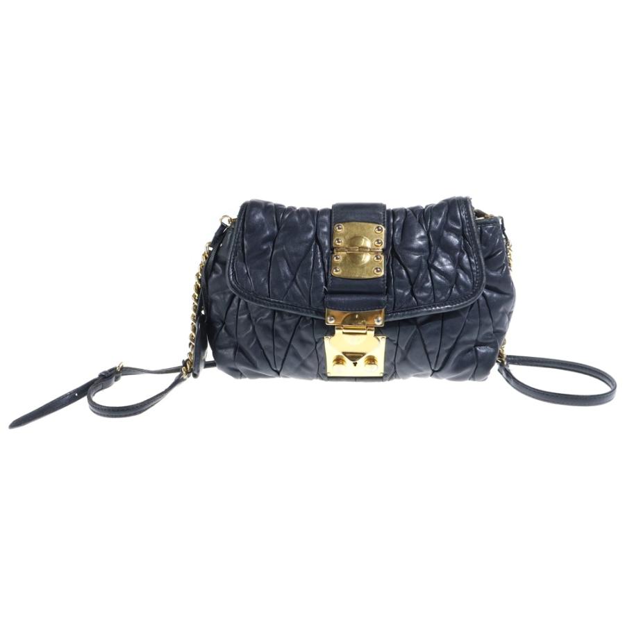 miumiu ミュウミュウ マテラッセ チェーンショルダーバッグ