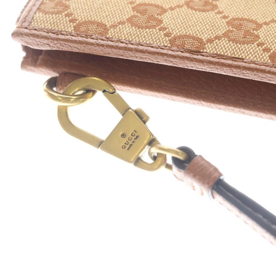 GUCCI（グッチ） GGキャンバス NY刺繍 クラッチ セカンドバッグ