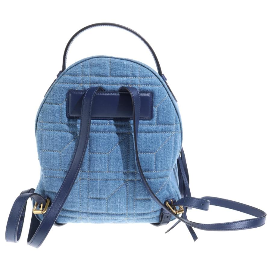 Min【美品】GUCCI GGマーモント バックパック デニム GUCCI（グッチ） GGマーモント デニム バックパック リュックサック