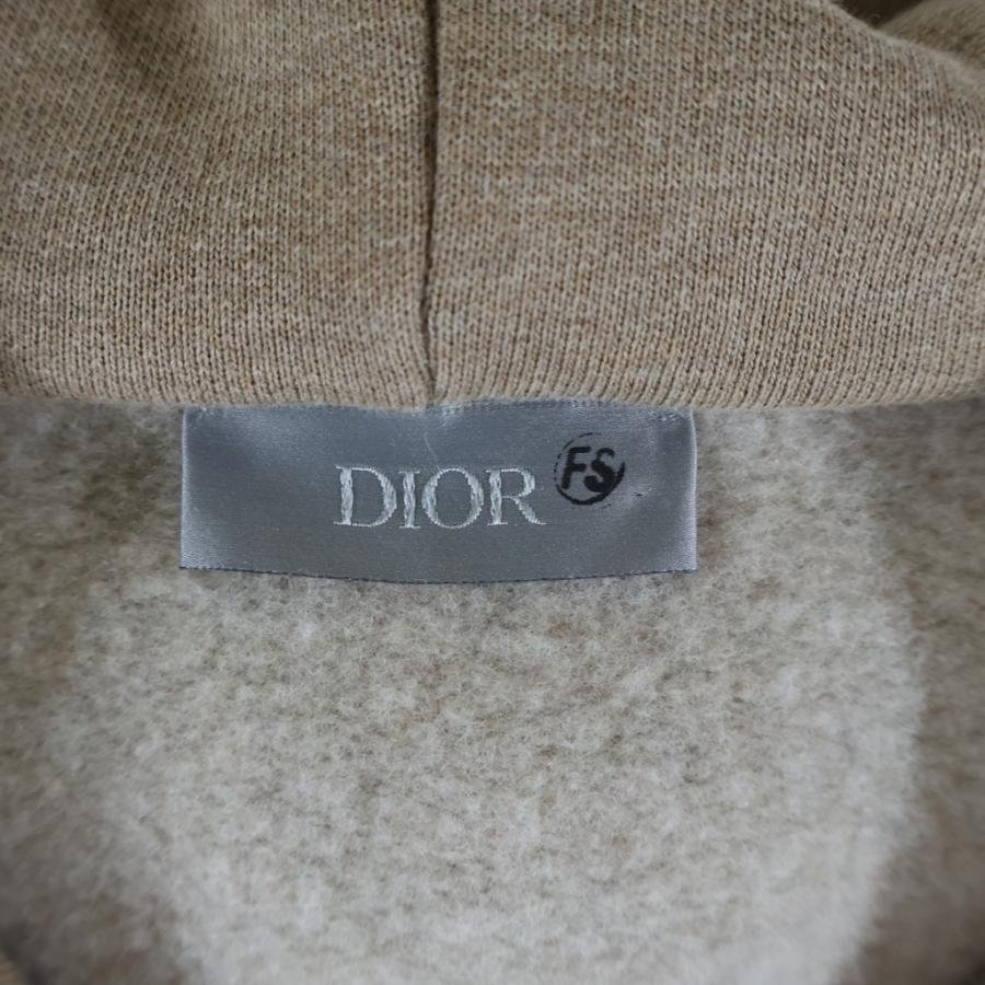 Christian Dior クリスチャンディオール プルオーバーパーカー フーディー ロゴ ブラウン コットン 213J640A0796の画像