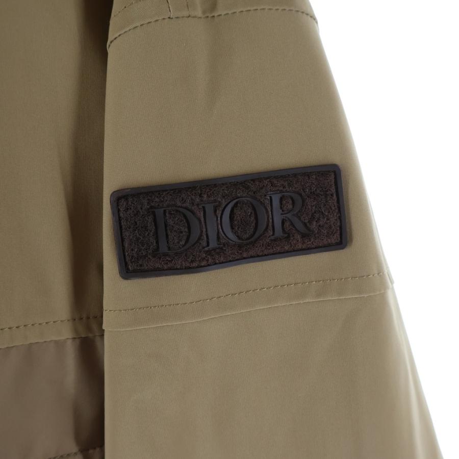 Christian Dior クリスチャンディオール ブルゾン サドル ポケット ゴールド×ブラウン ナイロン 013C409A4716の画像