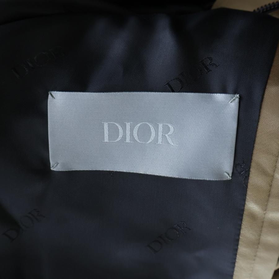Christian Dior クリスチャンディオール ブルゾン サドル ポケット ゴールド×ブラウン ナイロン 013C409A4716の画像