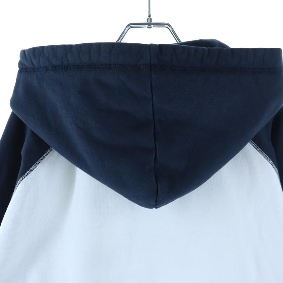 Christian Dior クリスチャンディオール ロゴ刺繍 プルオーバーパーカー フーディー ホワイト×ブラック 213J680A0531の画像
