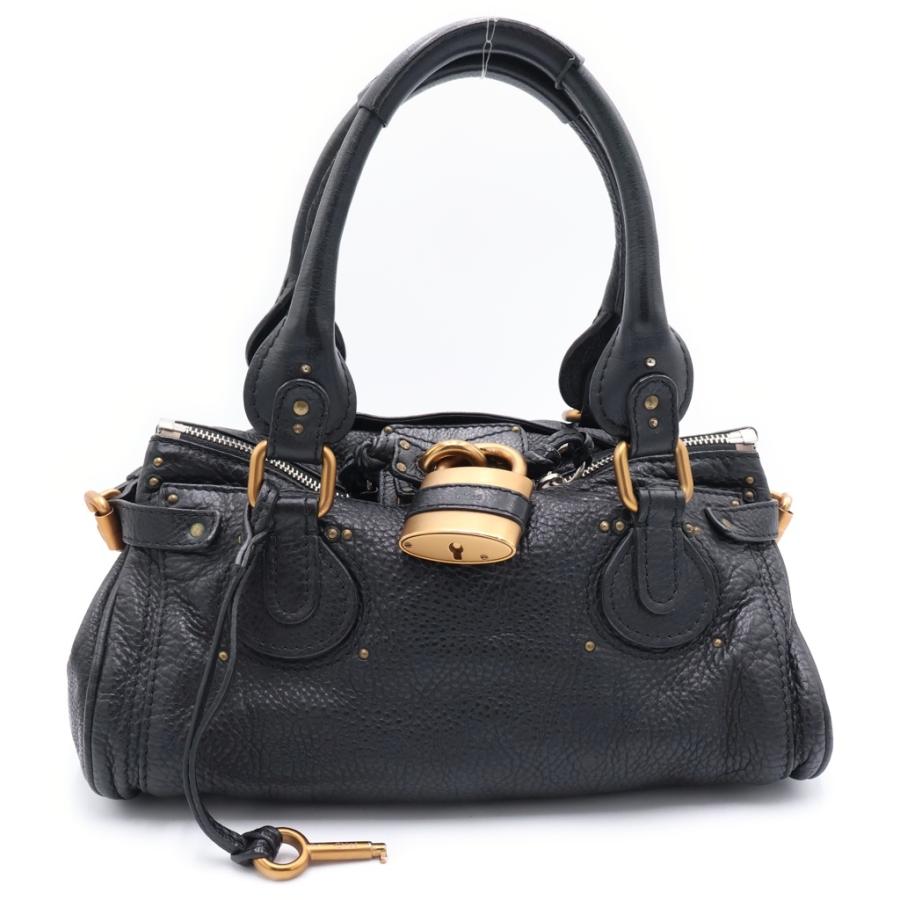 Chloe（クロエ） パディントン ハンドバッグ ボストンバッグ ブラック 