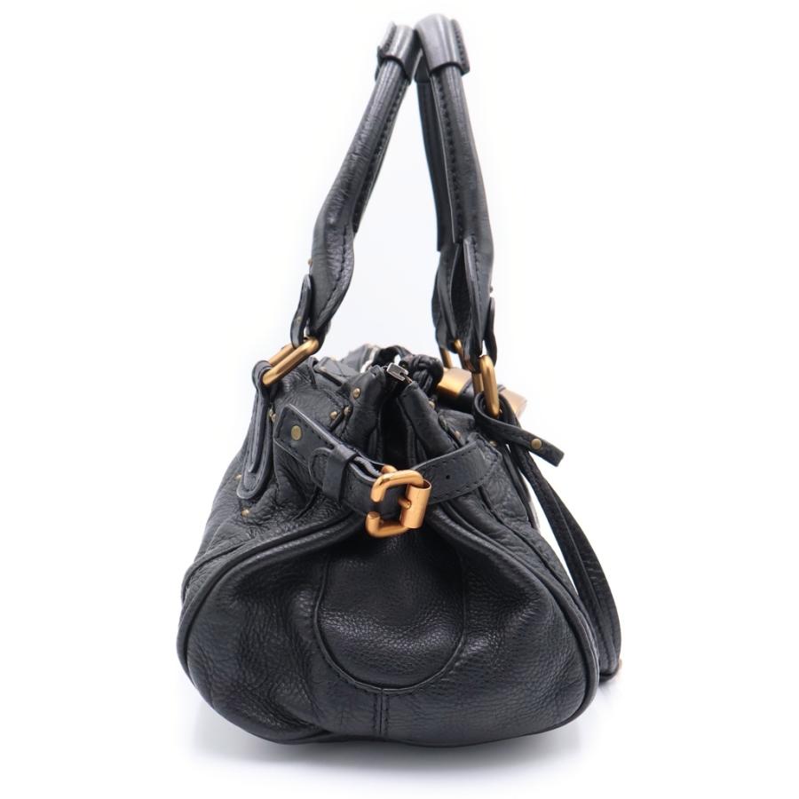 Chloe（クロエ） パディントン ハンドバッグ ボストンバッグ ブラック 