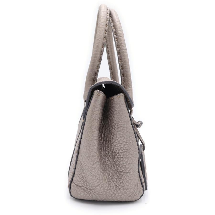 FENDI（フェンディ） セレリア ミニリンダ ハンドバッグ グレージュ