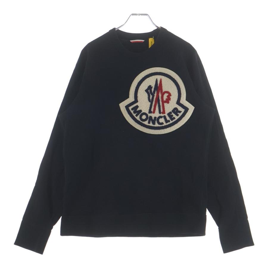 MONCLER（モンクレール） 19AW ワッペンロゴ クルーネック プル 