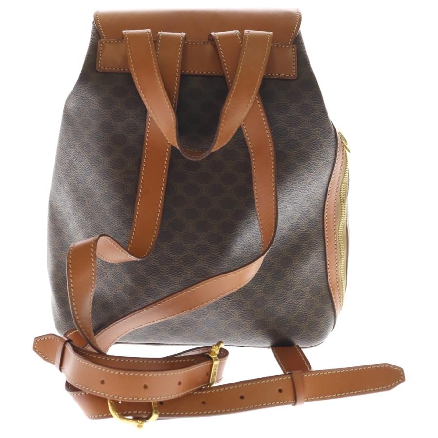 CELINE（セリーヌ） マカダム リュックサック バックパック ブラウン